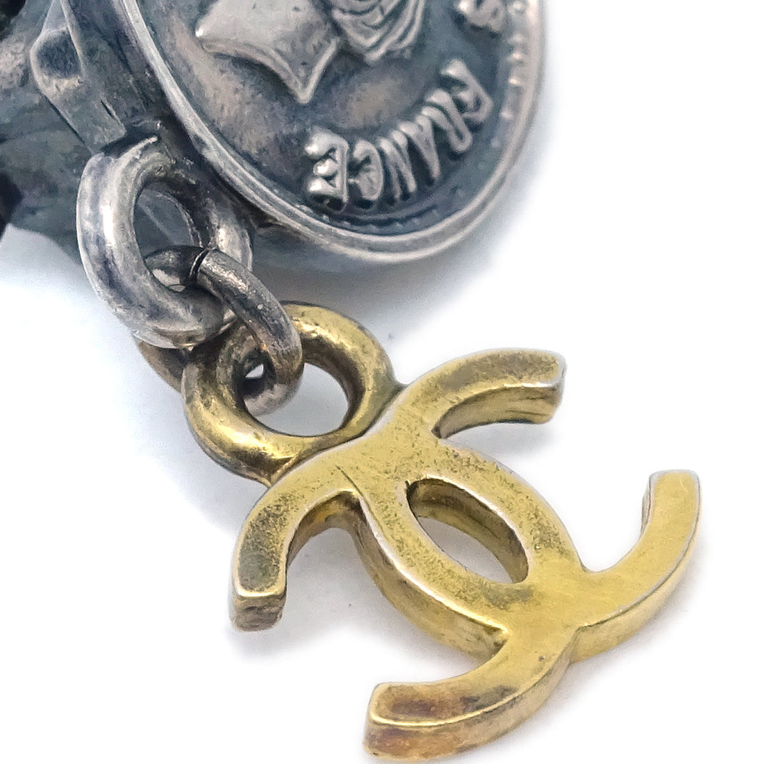 Chanel Dangle Earrings Clip-On Gold