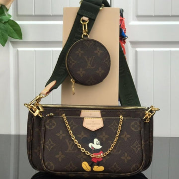 Louis Vuitton Multi Pochette Accessoires Mickey Mo Bag