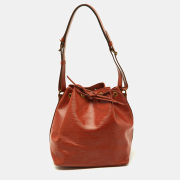 Louis Vuitton Kenyan Fawn Epi Leather  No&eacute; Bag
