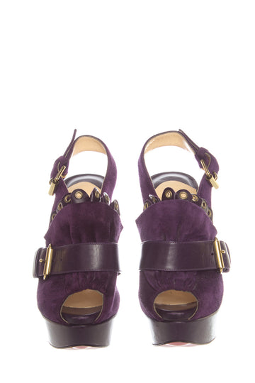 Christian Louboutin Purple Sandals SZ 35.5