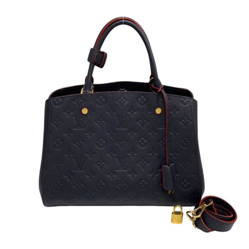 Louis Vuitton Montaigne  Leather Shopper Bag