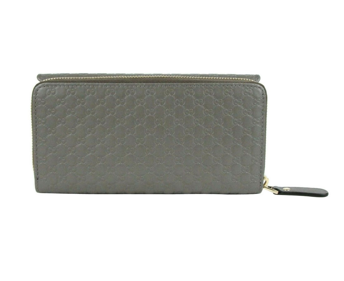 Gucci Women's Leather Microguccissima Continental Zip Wallet