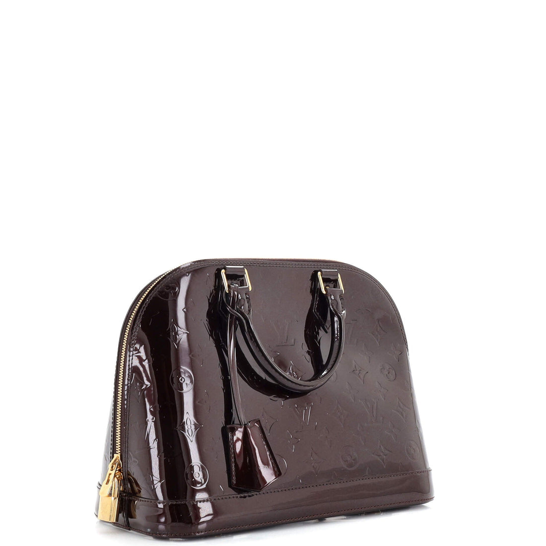 Alma Handbag Monogram Vernis PM