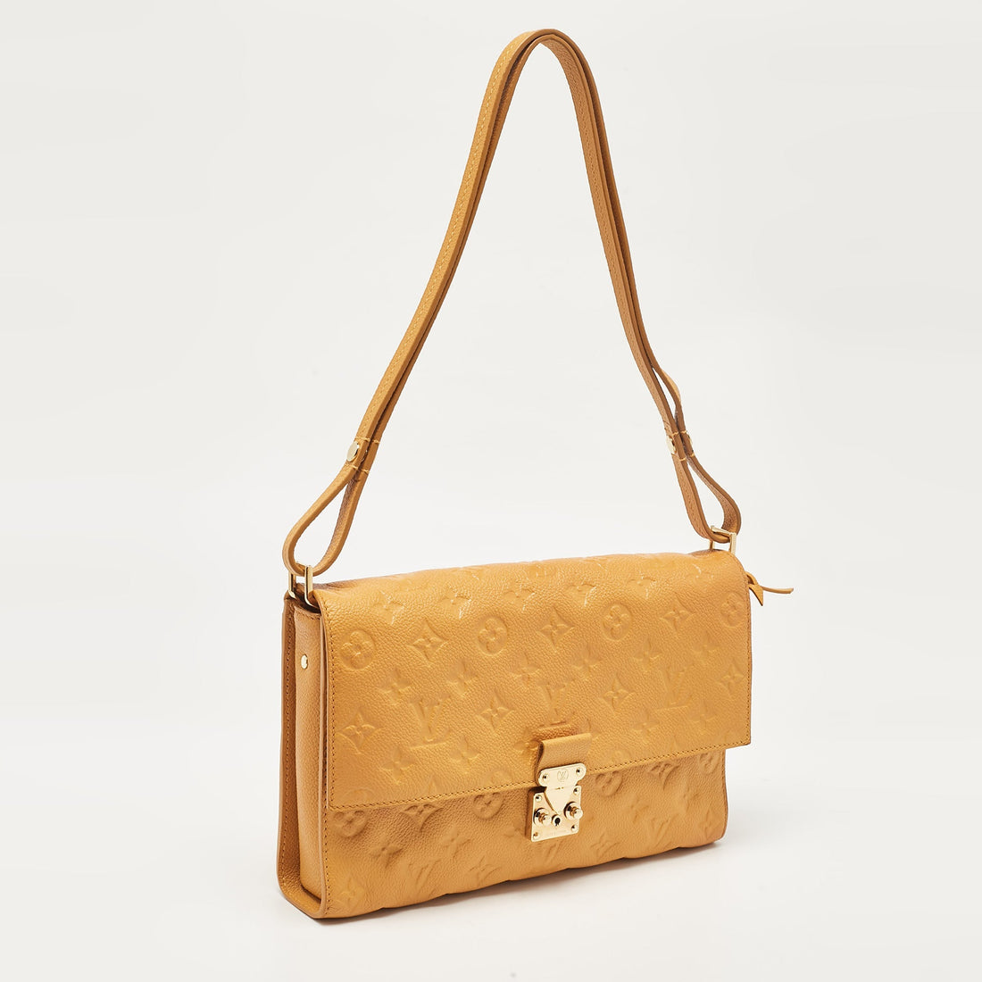 Louis Vuitton Mustard Monogram Empreinte Leather Fascinante Bag
