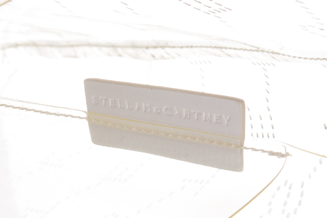 Stella McCartney Transparent Logo Print Pvc Tote Bag