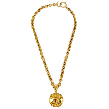 Chanel Gold Chain Pendant Necklace 94P