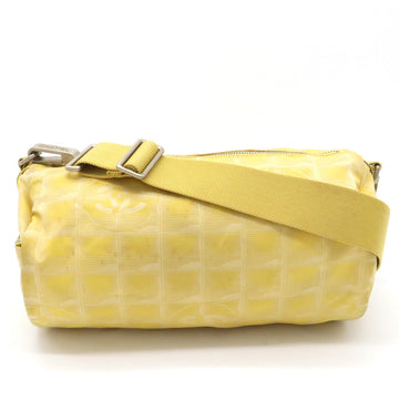 Chanel New Loveel Line Mini Roller Bag Body Bag Nylon  Leather Yellow A17669