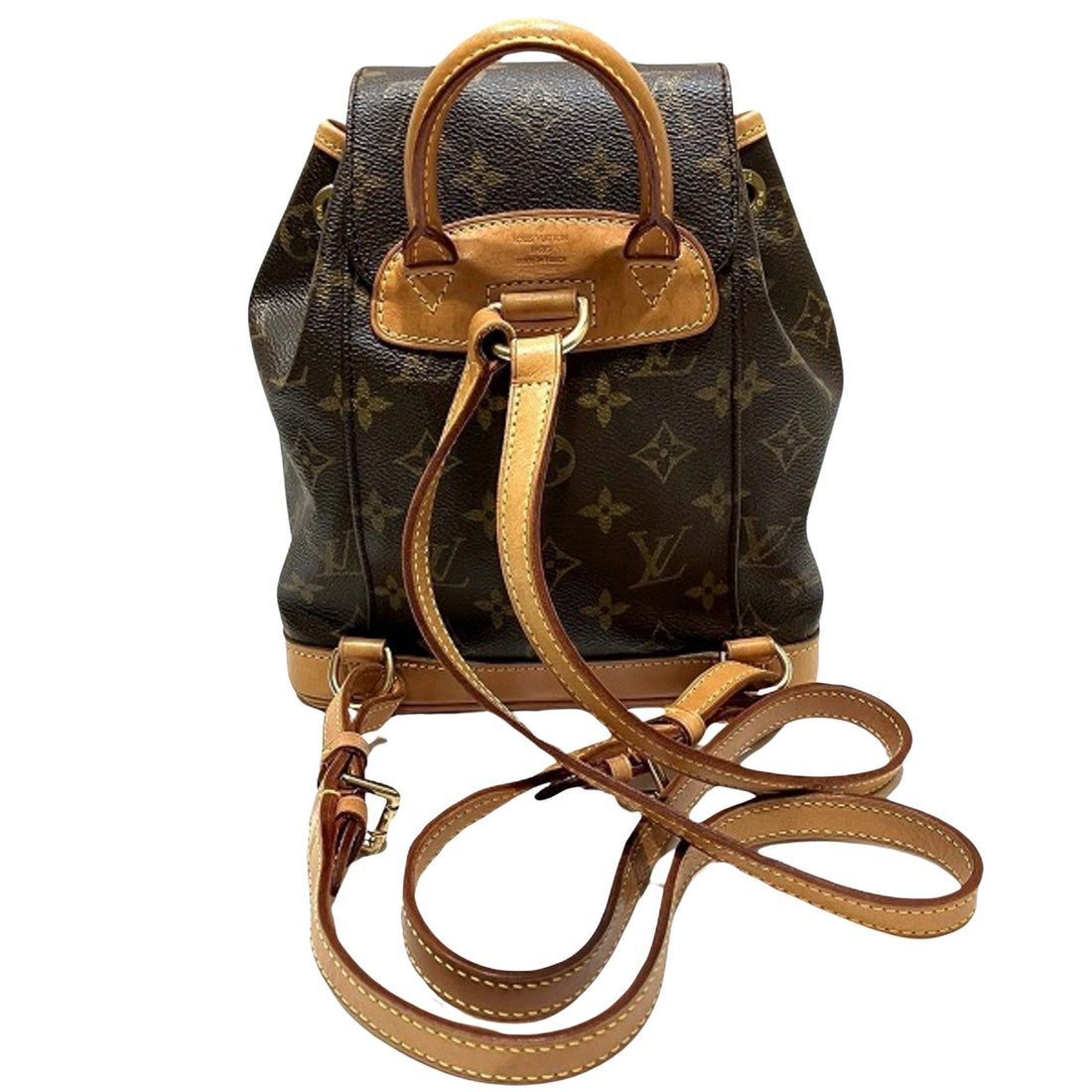 Louis Vuitton Montsouris  Canvas Backpack Bag