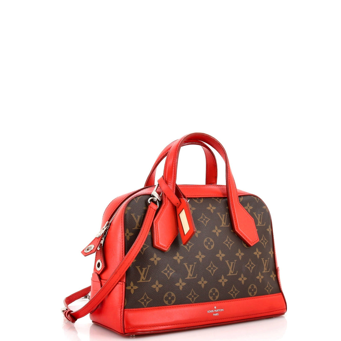 Dora Handbag Monogram Canvas and Calfskin PM