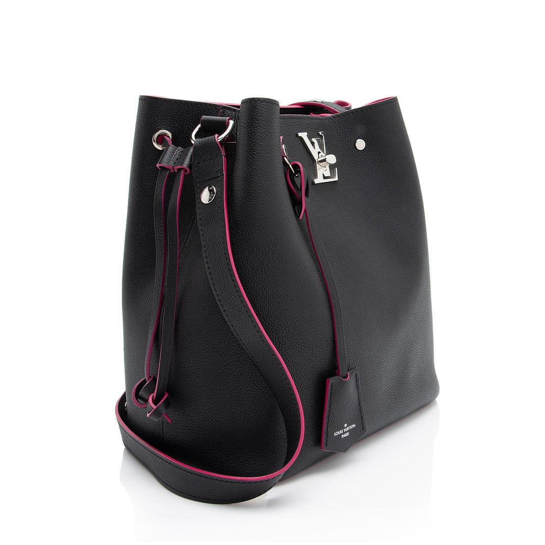 Louis Vuitton Calfskin Lockme Bucket Bag