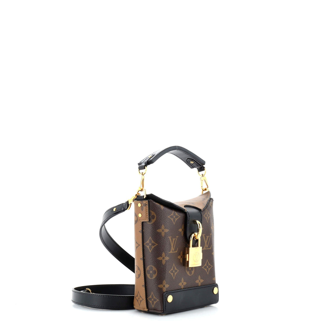 Bento Box Handbag Reverse Monogram Canvas