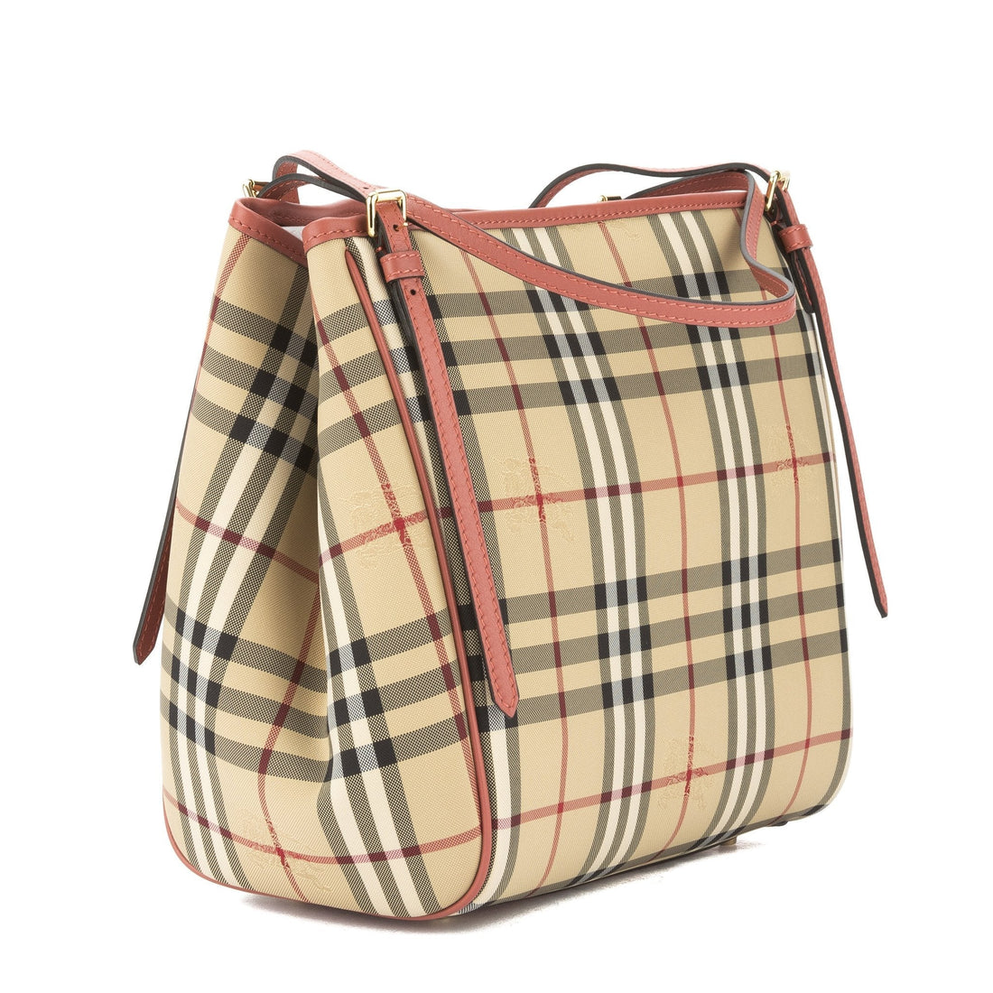 Burbe**y Pale Orchid Horseferry Check Small Canter Tote Bag (New with Tags)