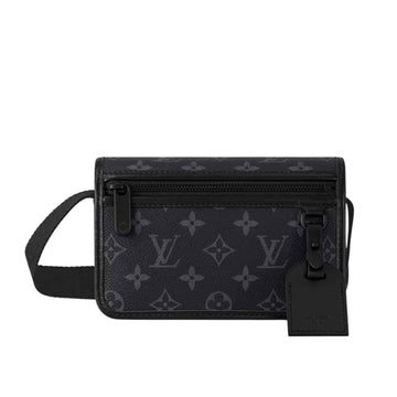 LV BOSPHORE WEARABLE WALLET MONOGRAM ECLIPSE CANVAS BLACK 19CM M12599
