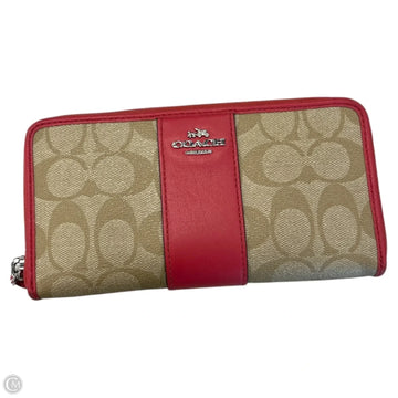 Wallet Designer By Coach, Size: Large