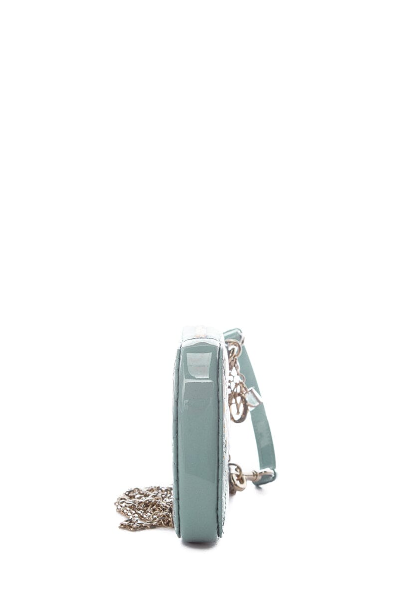 Christian Dior Cloud Blue Cannage  Leather GHW  Phone Case