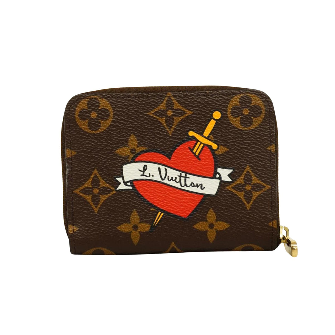 Louis Vuitton Zippy Coin Purse  Canvas Wallet