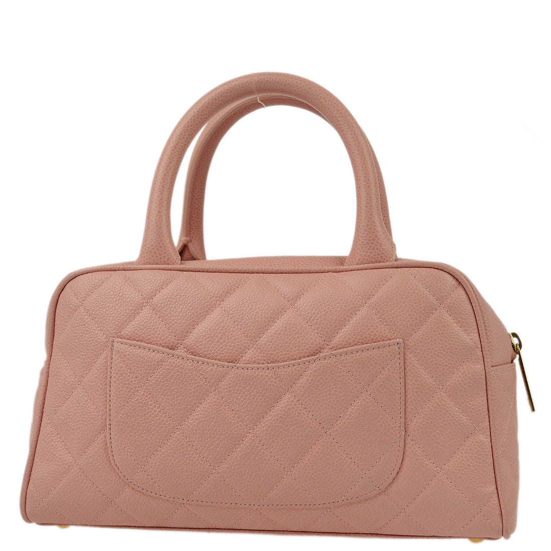 Chanel Pink Caviar Bowling Bag 27