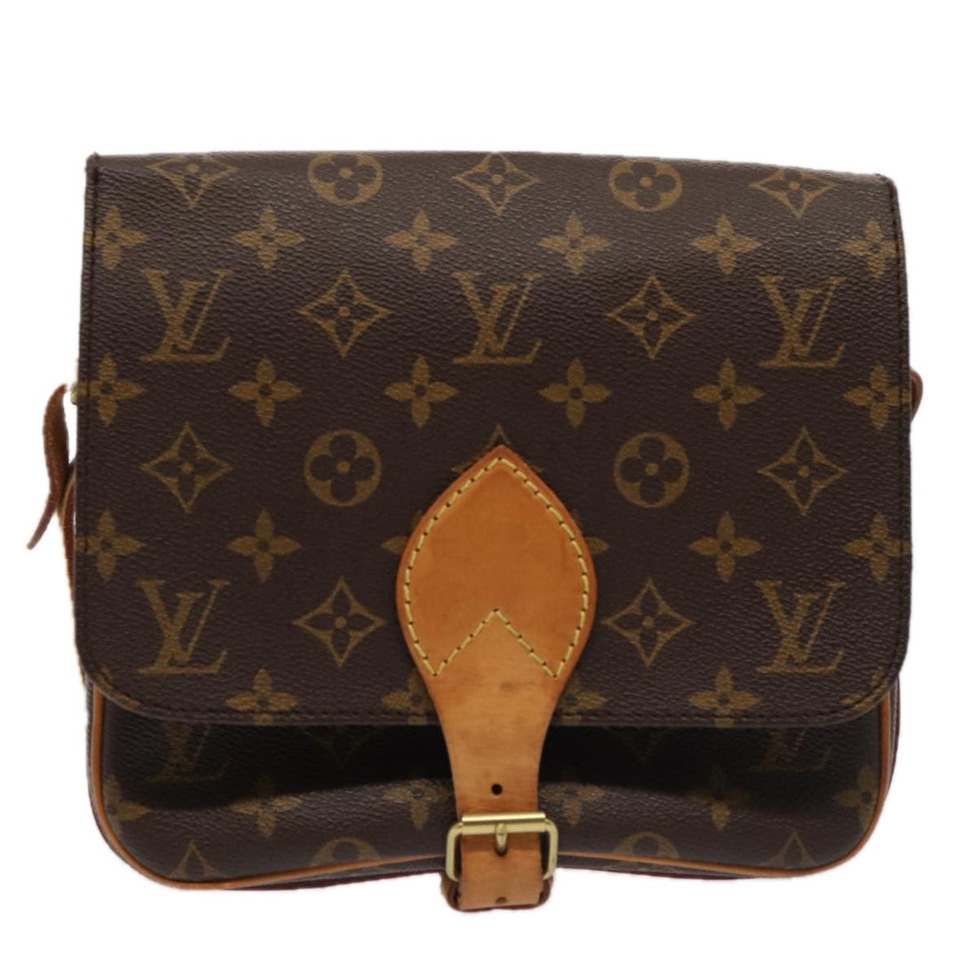 Louis Vuitton Cartouchière  Canvas Shoulder Bag