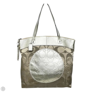 Tote Designer By Coach, Size: Large