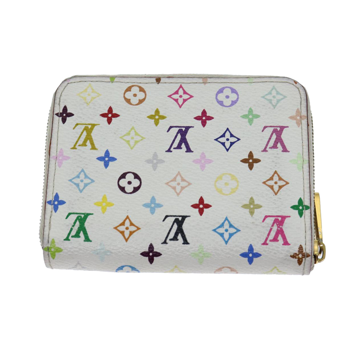 Louis Vuitton Porte Monnaie Zippy  Canvas Wallet