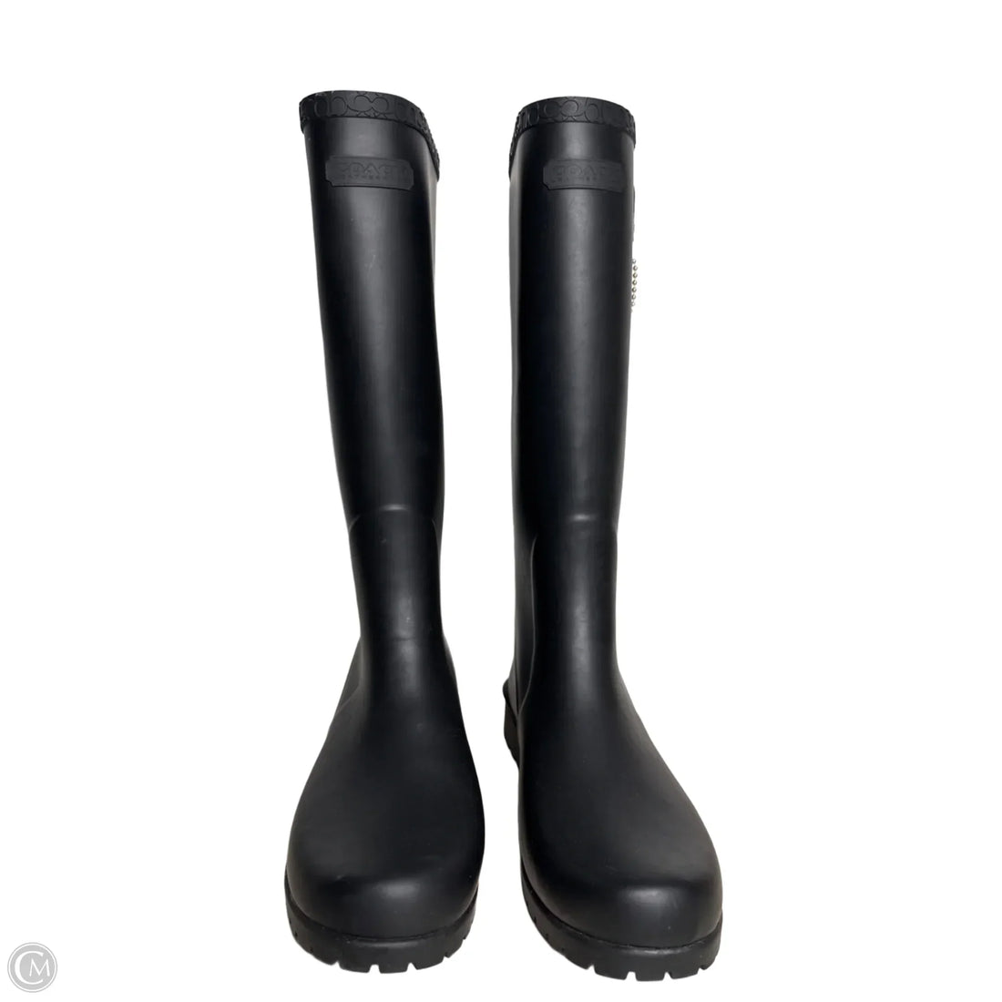 Boots Designer By Coach In Black, Size: 10