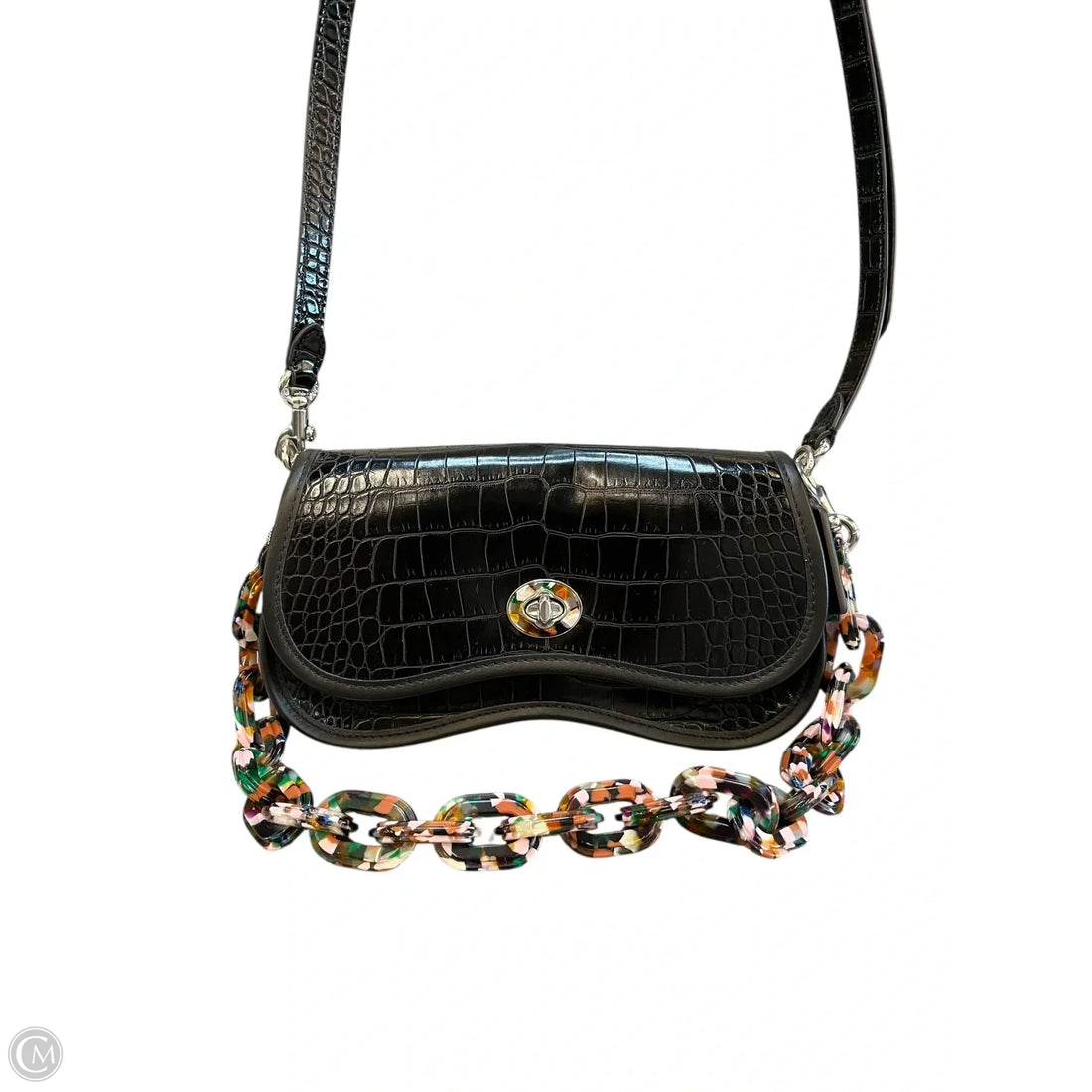 Crossbody Designer By Coach, Size: Small