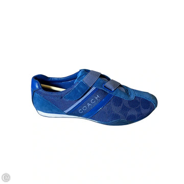 Shoes Designer By Coach In Blue, Size: 8.5