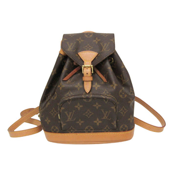 Louis Vuitton Montsouris  Canvas Backpack Bag