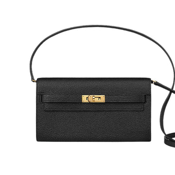 HM KELLY CLASSIQUE TO GO WALLET BLACK 19CM H080255CC89