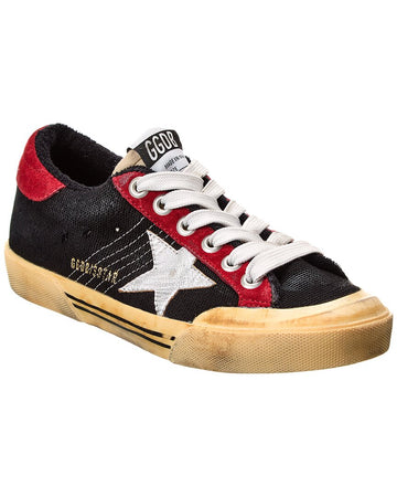 Golden Goose Super Star Suede-Trim Sneaker