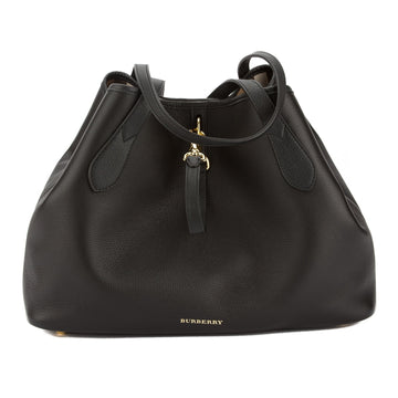 Burbe**y Black Grainy Leather Medium Tote Bag (New with Tags)