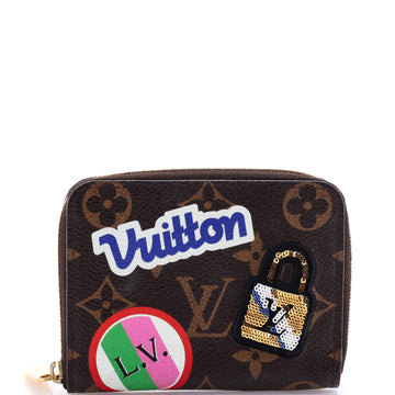 Zippy Coin Purse Limited Edition Patches Monogram Canvas