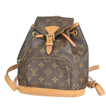Louis Vuitton Montsouris  Canvas Backpack Bag