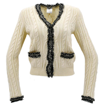 Chanel Cardigan Ivory 05C #38