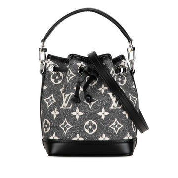 Louis Vuitton Nano NoÃ©  blue - Jeans Shoulder Bag