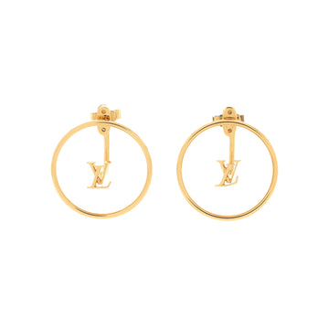 LV Eclipse Dangling Earrings Metal