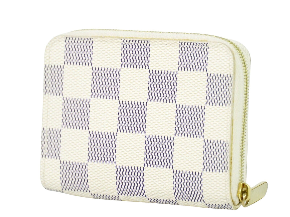 Louis Vuitton Porte Monnaie Zippy  Canvas Wallet