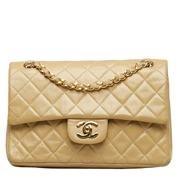 Chanel Matrace 23 Cocono mark Double Flap Gold  Chain houlder Bag Beige   CHANEL