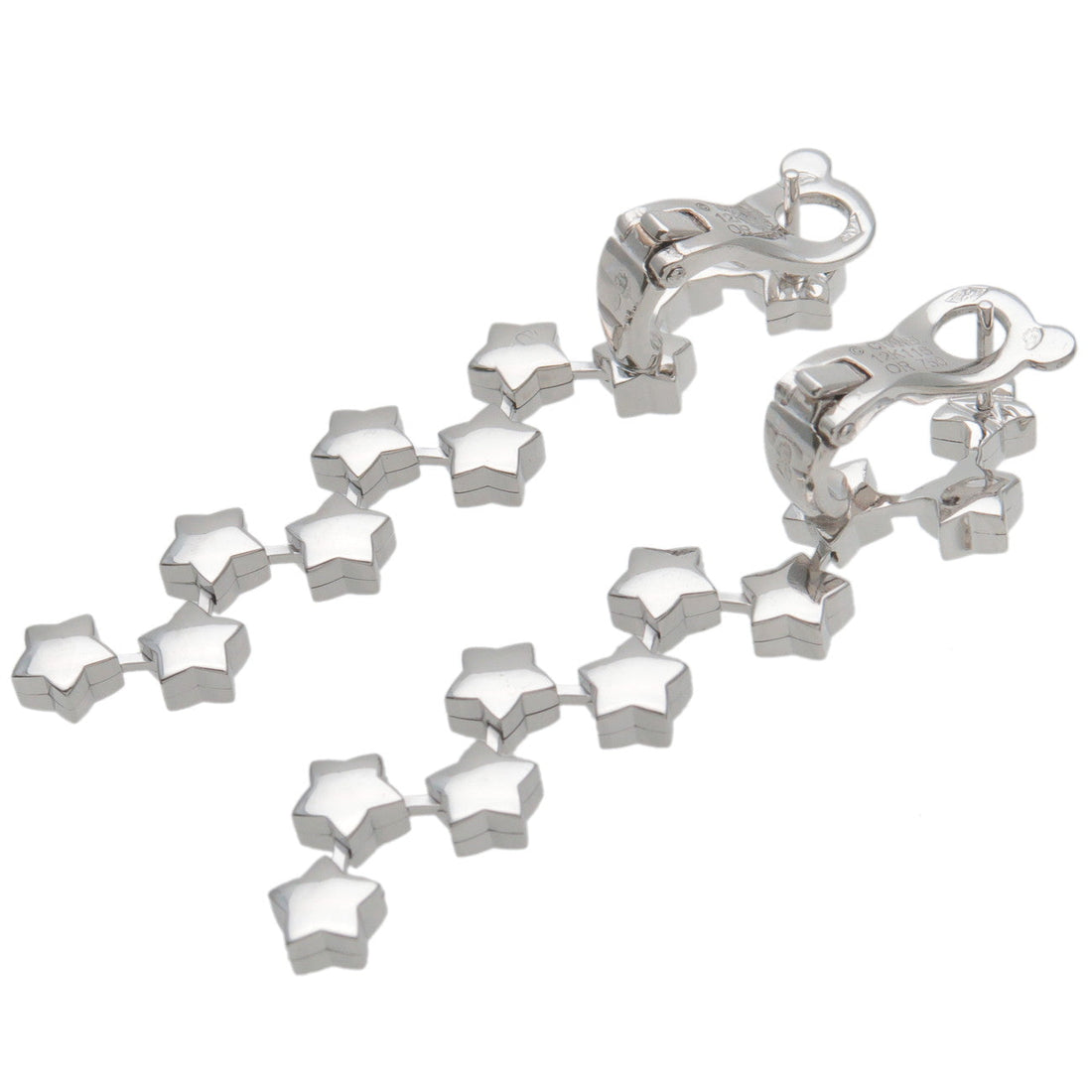 Chanel Comet 10Px2 Diamond Earrings K18WG 750WG White Gold