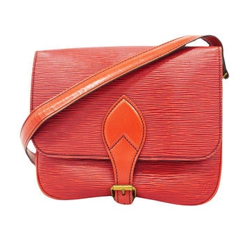 Louis Vuitton CariÃ¨re  Leather Shoulder Bag