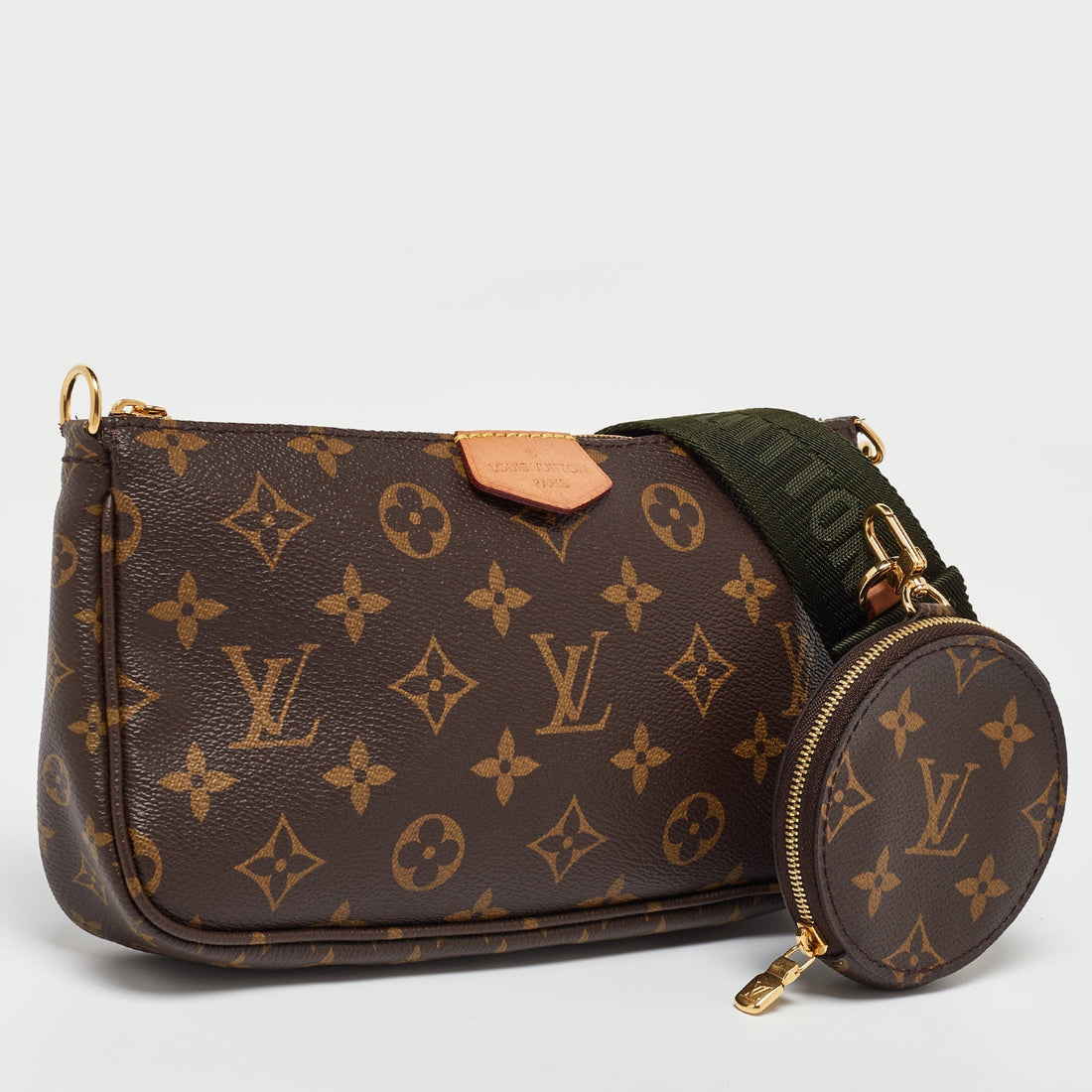 Louis Vuitton Monogram Canvas Duo Pochette Around The World Bag