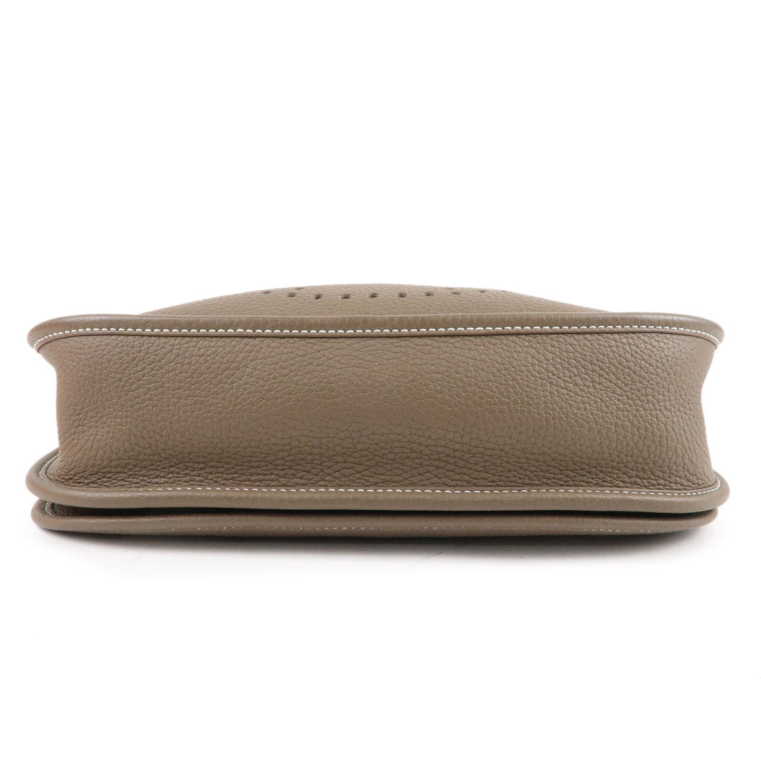 HERMES Taurillon Leather Evelyne 3PM Shoulder Bag Etoupe