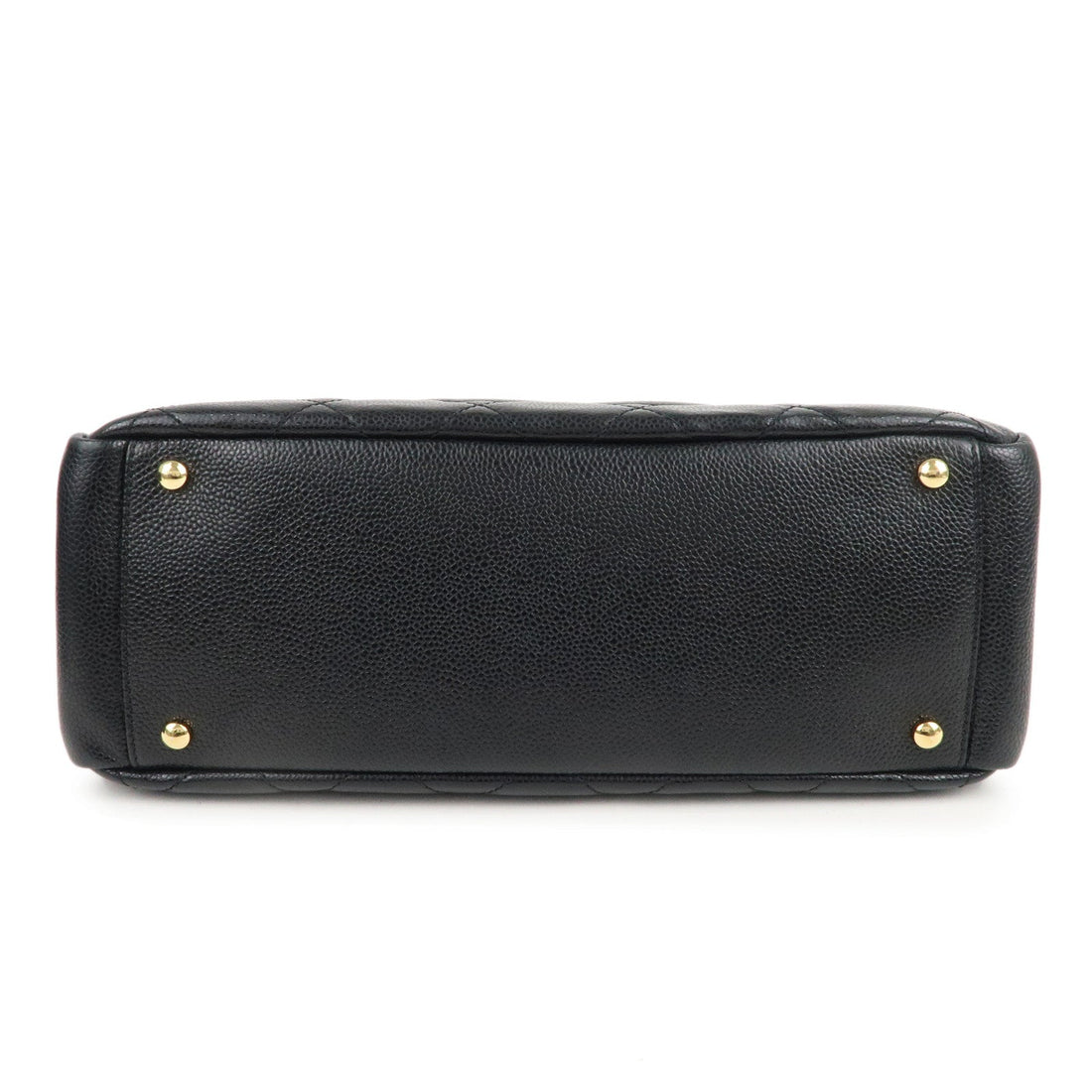 Chanel Matelasse Caviar Skin Chain Tote Bag Black A67294