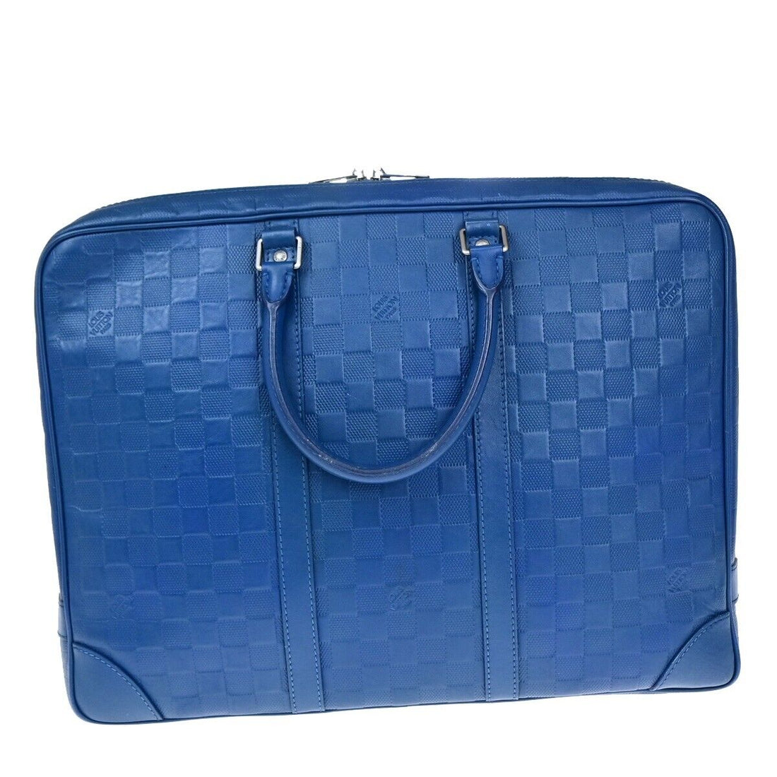 Louis Vuitton Porte Documents Voyage  Leather Briefcase Bag