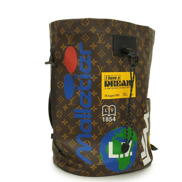Louis Vuitton Chalk  Canvas Backpack Bag