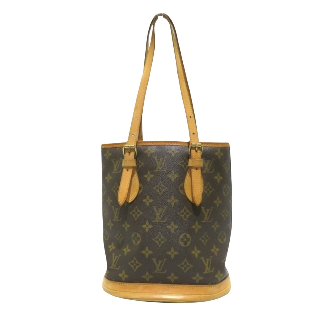 Louis Vuitton Bucket Pm  Canvas Handbag