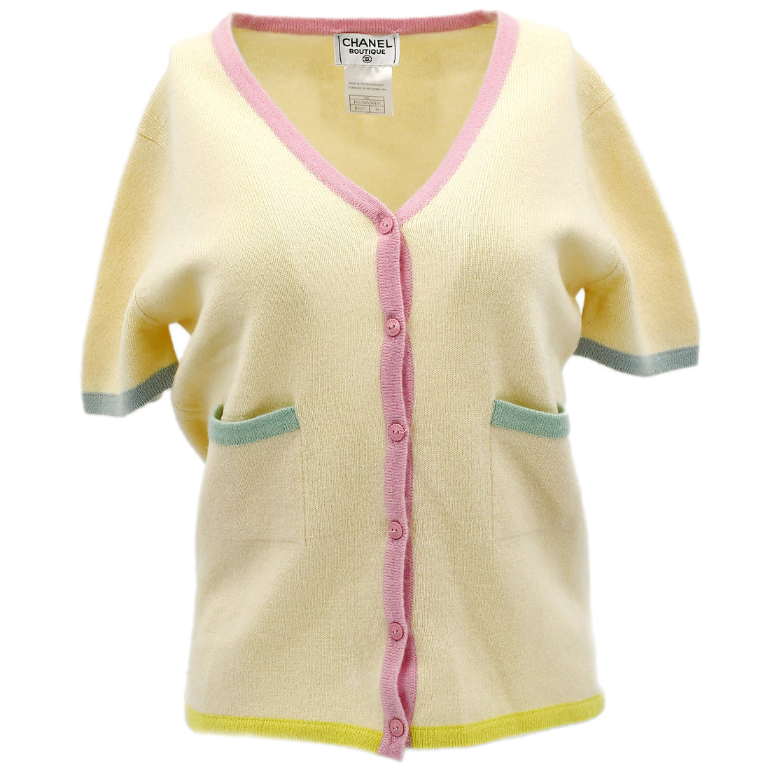 Chanel Cardigan Ivory 98C #44