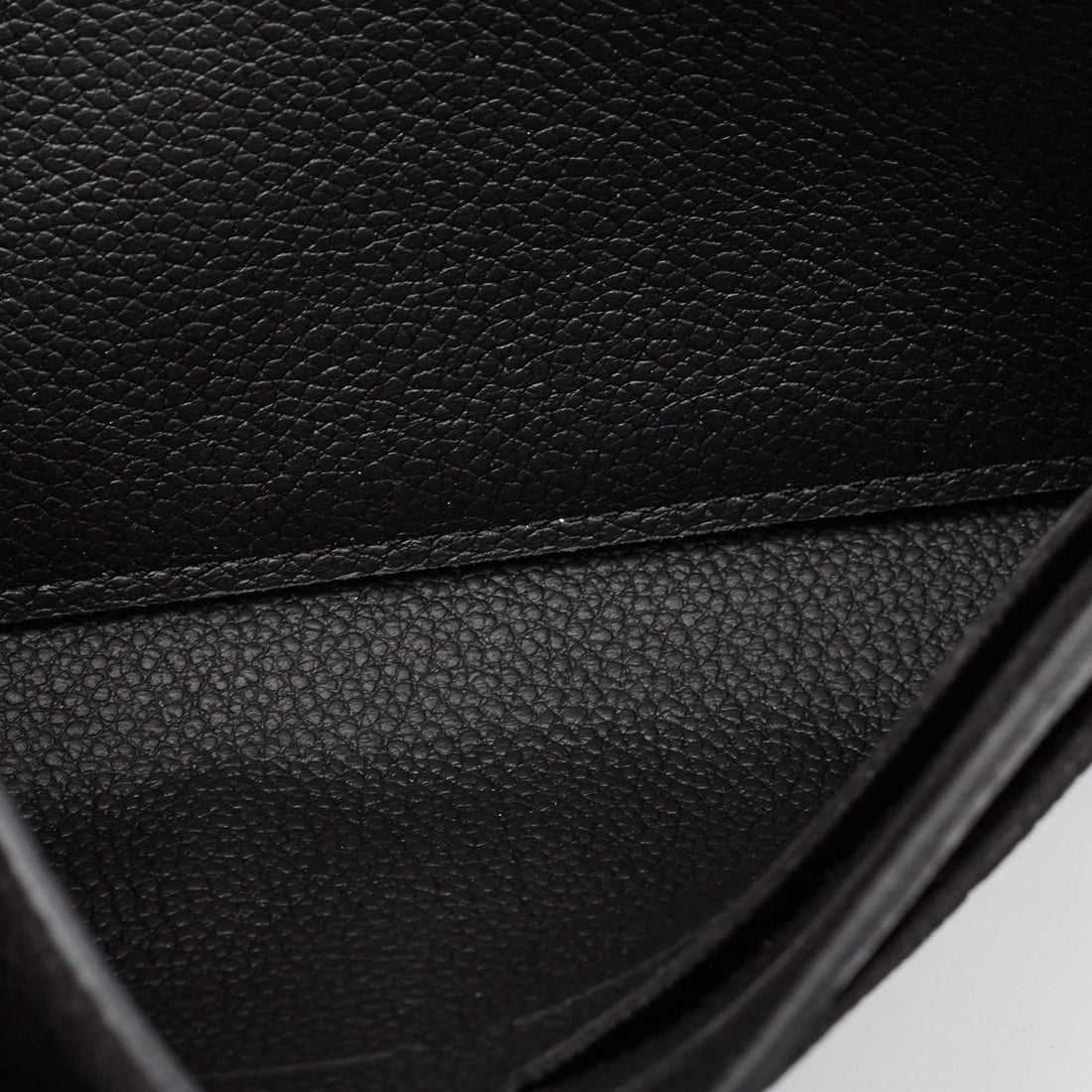 Louis Vuitton Black Monogram Empreinte Leather Sarah Wallet