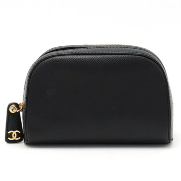 Chanel  Chanel COCOno mark Caviar Skin Mini  Multi-Pocket Lace Black Black Black Gold  Black Blue/Montana Quality