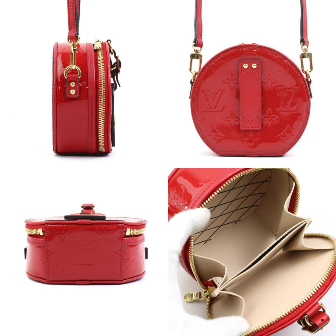 Louis Vuitton BoÃ®te Chapeau  Patent Leather Shoulder Bag